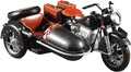 Vintage Motorcycle Model Decorative Collectible - Handmade Retro Iron Motorcycle Figurine Decor Art for Vintage Home Office Decor