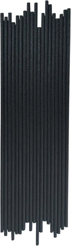 10 inch 20 Pcs Reed Diffuser Sticks Essential Oil Aroma Replacement Aroma Reed Diffuser Sticks (Black-20pcs)