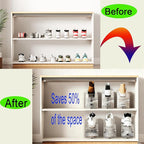 Shoe Slots Organizer for Closet 8PACK Shoe Stacker Adjustable Shoe Slots Organizer Shoe Space Savers Double Layer Stack Shoe Racks for Closet Organization Organizador de Zapatos (Transparent)