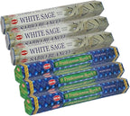 White Sage Incense Sticks with Incense Holder Bundle for Smudging and Home Fragrance