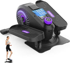 FUNMILY Under Desk Elliptical, Ellipse Leg Exerciser, Standing or Seated Mini Elliptical Machines, Portable Bike Pedal Exerciser for Seniors/Adults, Leg Workout Equipment for Home/Office