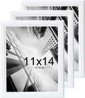 KTKDE 11x14 Picture Frame Set of 3,White Wooden frames, Vertical & Horizontal Wall Hanging for Wall Display,Studio Gallery Photo Frame for Photos, Posters & Art Prints