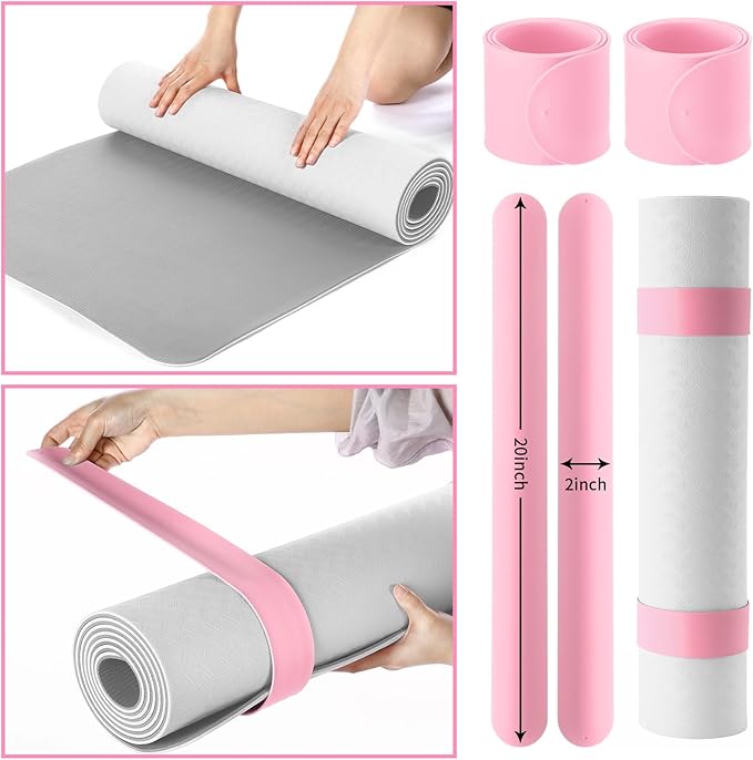 Yoga Bag Set for Women Including Yoga Mat Tote Bag, Booty Resistance Bands, Non Slip Sports Socks Silicone Ties for Pilates Travel Workout Office Home Gym