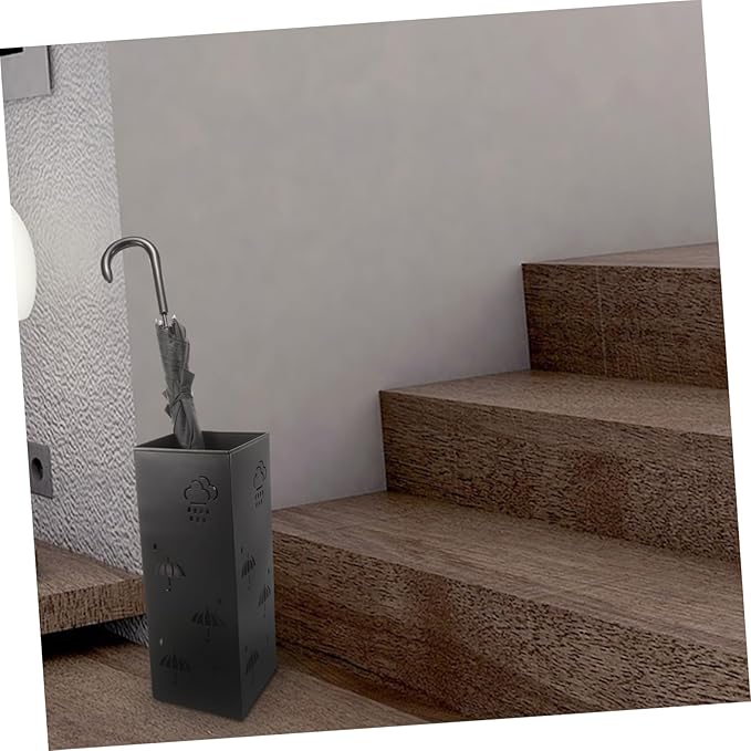 Zerodeko Metal Umbrella Holder Rack Stylish Space-saving Umbrella Stand for Entryway Versatile Organizer Efficient Drying Design Decor