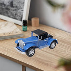 Collectible Vehicles Metal Classic Cars Model for Home Decor, Blue Argent