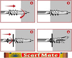 Magnetic Sports Scarf Wall Display (Black)