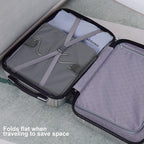 GRANNY SAYS 4-Shelf Hanging Organizer, Closet Hanging Shelves, Closet Hanging Storage Organizers, Organization for Bedroom, Living Room, Baby Nursery, Camper Accessories, Gray, 2-Pack