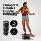 The Original Indo Board - Balance Board Trainer for Core Strength, Stability & Athletic Performance - Surfing, Skateboarding, Snowboarding, Yoga, Physical Therapy & More. Includes Board and Cushion - ROLLER NOT INCLUDED.