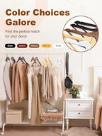 HOUSE DAY Wooden Hangers 30 Pack, Solid Wood Clothes Hangers with Non Slip Pant Bar, Heavy Duty Wooden Coat Hanger for Closet, Smooth Finish Wood Hangers for Shirts, Suits Jackets, Dress, Natural