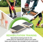 Adjustable Ankle Balance Board - Non-Slip Plantar Fasciitis Rehab Trainer for Home Gym