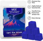 UCC Plant Based All Natural Wax Melts, Strong Fragrance, Long Lasting Premium Soy Scented Melts Cubes, Wax Melts Tarts, Colored Wax Melt - 4 Pack