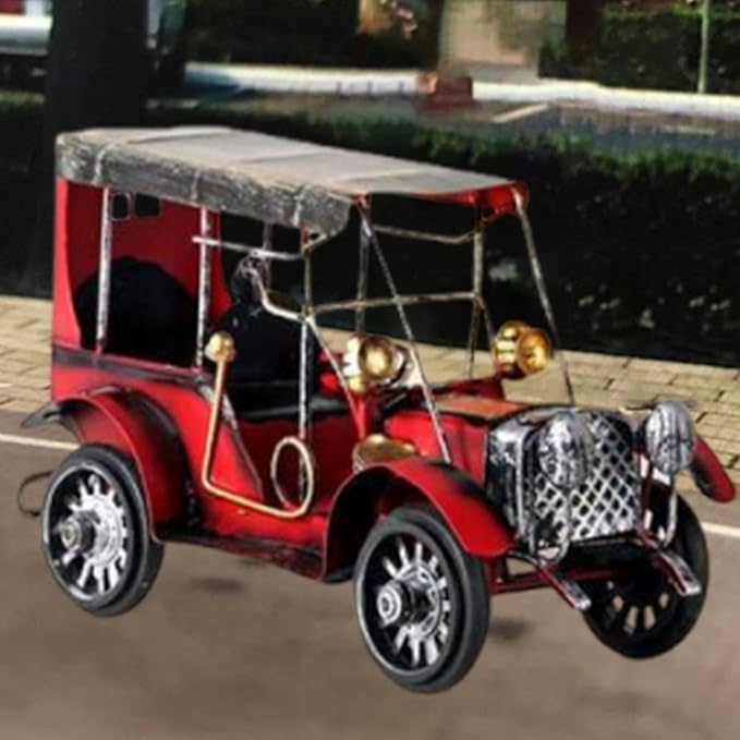 predolo Iron Car Model for Home Decoration and Collectible Display, Red