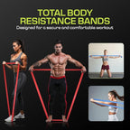 Fabric Resistance Bands for Working Out – 5 Strength Levels from Extra Light to Extra Heavy – Thick Workout Bands for Legs, Glutes, HIPS, Stretching, Strength Training with Storage Bag