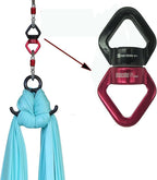 Dasking Aerial Silk Dance Hardware kit for Acrobatic Flying Dance Rescue 8 & Swivel & Carabiners Yoga Slings for Yoga Equipment