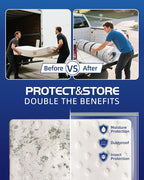 Vacuum Storage Bags for moving, Vacuum Seal Bags for Memory Foam, Latex, Clothing & Bedding, Space Saver Bags (1 King/Cal-King)