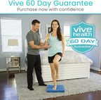 Vive Balance Pad - Foam Large Yoga Mat Trainer for Physical Therapy, Stability Workout, Knee and Ankle Exercise, Strength Training, Rehab - Chair Cushion for Adults, Kids, and Travel