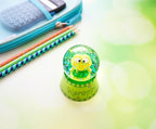 Sanrio Keroppi Mini Light-Up Adult Snow Globe with Swirling Glitter Display | 3 Inches Tall