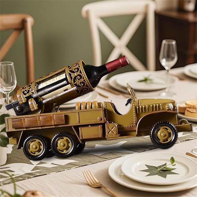 Metal Classic Truck Car Model - Retro Truck Model Vehicle Model Decorative Collectible for Home Office Decor