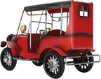 Pilipane Antique Car Model Vintage Retro Iron Craft Desktop Ornament Exquisite Workmanship Beautiful Gift for Home Office Decoration
