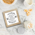 Dark Sense Humor Sign, Inspirational Gift, Wood Box Decor, Motivational Gift For Man Women, Inspirational Gifts For Friends Colleague, Farmhouse Home Office Living Room Decor