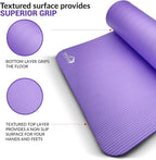 WHITECLOUDZ Yoga kit, 7-Piece Yoga Mat Set for Home Workouts, Thick Yoga Mat, Yoga Blocks, Strap, Yoga Towels & Carrying Bag, Exercise Mat with Yoga Equipment for Women & Men, Enhance Yoga Practice