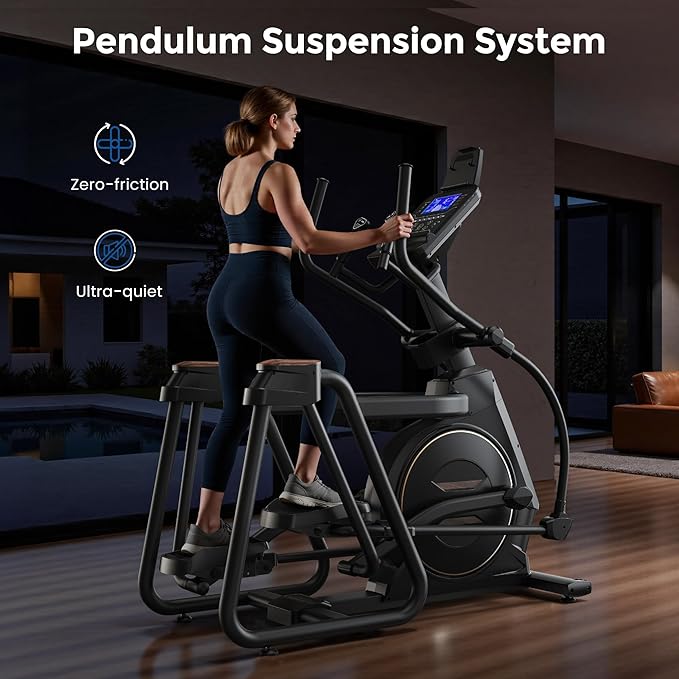Niceday Elliptical Exercise Machines, Elliptical Machines for Home Use, Elliptical Training Machines with 20IN Stride and 32-Level Resistance, Magnetic Elliptical Machine with 20-Level Power Incline