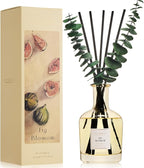 COCORRÍNA Fig Blossom Reed Diffuser – 6.76 oz Essential Oil with 8 Reeds & Real Eucalyptus Sticks, Home Fragrance for Bedroom or Bathroom Décor