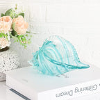 DOVDOV Blown Glass Conch Statues - Modern Glass Art, Conch Decorative Statues for Dining Tables, Entryways, Coffee Tables, Living Rooms, Kitchens, Shelf Fillers