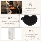 Sziqiqi Anniversary Wedding Gift for Couple: Iron Gifts for 6th Anniversary for Her Him Women - Cast Iron Couple Sculpture Present for Wedding Day Christmas Bithday Valentines Engagement