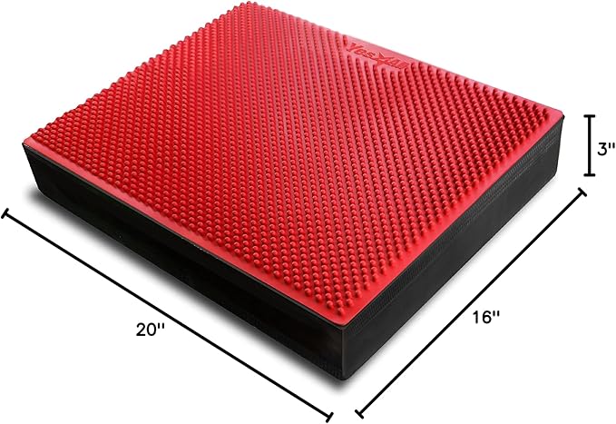 Yes4All Balance Pad, Nonslip TPE Foam Balance Pad with Upgraded Sizes - L, XL, XXL Balance Mat for Fitness, Yoga & Stability Training - Multicolor Options