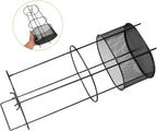 VOSAREA Freestanding Metal Umbrella Stand Water Drip Tray Indoor Entryway Organizer for Canes Walking Sticks and Golf Stylish and Functional Umbrella Holder for Home Use
