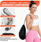 Figure 8 Resistance Bands for Arm, Back, 3 Level Latex Heavy Exercise Bands with Handles for Strength Training, Full Body Workout, Physical Therapy, Pilates, Yoga, Home Gym Equipment for Women