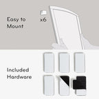 U Brands MOD Cork Bulletin Board, 16" x 20", Black and Gray Frame, Industrial Grade Pinning Surface, Includes Push Pins