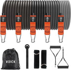 VEICK Resistance Bands, Exercise Bands, Workout Bands, Resistance Bands for Working Out with Handles for Men and Women, Exercising Bands for Fitness Weights Work Out at Home