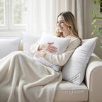 MIULEE 18x18 Inch Pillows Inserts, Pack of 4 Down Alternative Virgin Filling Comfy Support Throw Pillows for Sofa Couch Bed