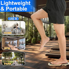 Ankle Balance Board for Foot Strengthener Stretcher, Stability Exercises, Plantar Fasciitis Relief Sprained Exerciser Non-slip Leg Balance Trainer for Ankle Rehab, Foot Arch Pads Wood Wobble Board