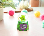 Care Bears Good Luck Bear Light-Up Mini Adult Snow Globe with Glitter Display | 2.5 Inches Tall