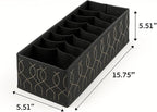 Fabric Drawer Organizer – Foldable Cloth Storage Box for Clothes, Closet, and Dresser Organization (Medium)