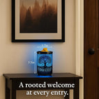Leyoue Electric Wax Melt Warmer PTC Heating Plate with 7 Colors LED Changing Light Wax Warmer Fragrance Warmer for Home Office Gifts & Decor(Life Tree)