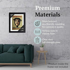 Creative Picture Frames 10.75 x 13.5 Magazine Frame with Full-Strength Glass, Holds Up To A 1/4" Thick Media with Installed Hangers for Easy Mounting, 12x15 Black Frame with White Mat