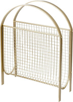 MyGift Magazine Rack, Floor Freestanding Magazine Holder for Bathroom Bedroom Office, Books Newspapers File Mail Organizer, Mid Century Modern Decor Wire Storage for Tablets and Documents