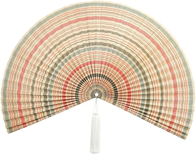 Chicvillage Fan Decorations 60", Giant Fan Wall Decor for King Bed, Large Wall Fan Bamboo Handwoven Art, Big Aesthetic Hanging, Hook Included (Boho)