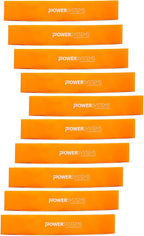 Power Systems Versa Loop Resistance Bands, 10-Pack – Color-Coded Exercise Bands for Workout, Strength Training, Physical Therapy