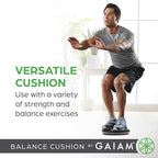 Gaiam Balance Disc Wobble Cushion Stability Core Trainer for Home or Office Desk Chair & Kids Alternative Classroom Sensory Wiggle Seat