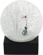 Black Lab in Woods Snow Globe by CoolSnowGlobes