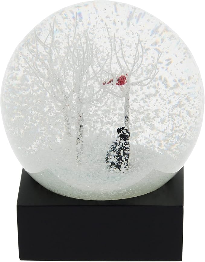 Black Lab in Woods Snow Globe by CoolSnowGlobes