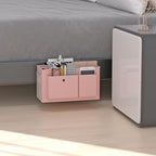 Edudif Bedside Caddy Bedside Organizer with Fixed Straps & Water Bottle Holder, Bunk Bed Caddy ideal for Home, Dorm, Hospital, Crib, Versatile Bedside Storage Solution