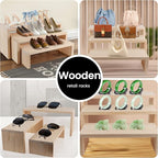 3-Tier risers display stands, Wooden Retail Display Rack for retail Rustic Tabletop Display rack for cupcakes, collectibles,jewelry, perfum, Funko Pop Figures