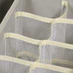 12 Pack Foldable Drawer Organizer Dividers Cloth Storage Box Closet Dresser Organizer Cube Fabric Containers Basket Bins for Underwear Bras Socks Panties Lingeries Nursery Baby Clothes Gray