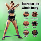 WHATAFIT Resistance Bands,Pull Up Assist Bands Set with Handles, Exercise & Workout Bands with Door Anchor for Men & Women – Home Fitness Equipment for Strength Training, Stretching